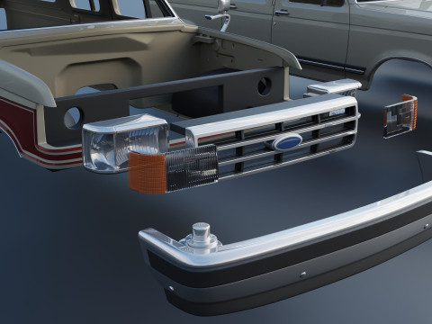 Bronco Centurion Clássico C-150 1987 Modelo de Impressão 3D