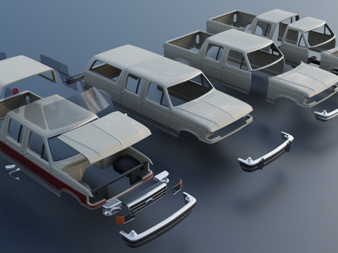 Bronco Centurion Clássico C-150 1987 Modelo de Impressão 3D