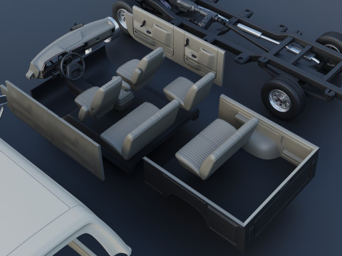 Bronco Centurion Clássico C-150 1987 Modelo de Impressão 3D