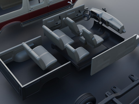 Bronco Centurion Clássico C-150 1987 Modelo de Impressão 3D