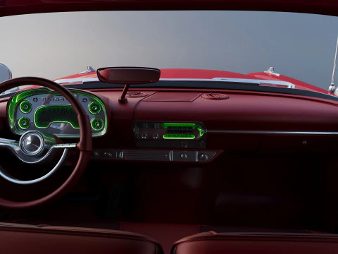 Plymouth Fury 1958 3D Print Model