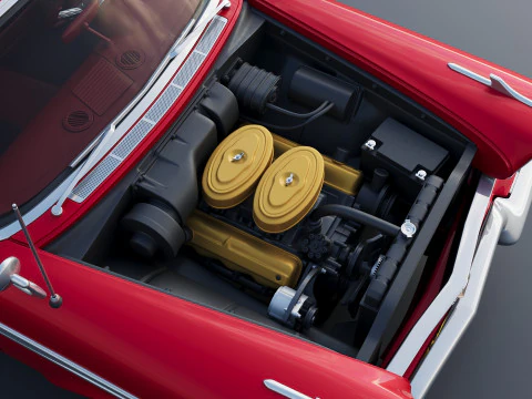 Plymouth Fury 1958 3D Print Model