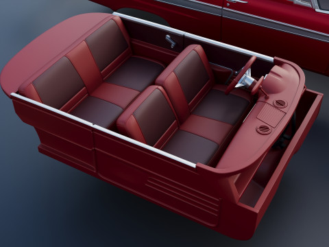 Плімут Ф'юрі 1958 3D Принт Модель