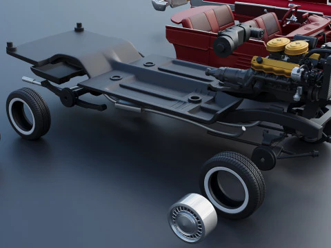 Plymouth Fury 1958 3D Print Model