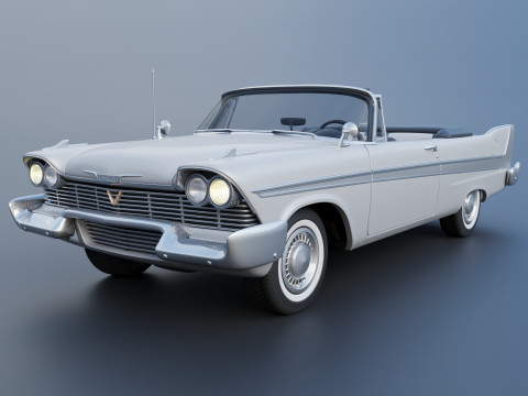 Plymouth belvedere descapotable 1958 Modelo de impresión 3D