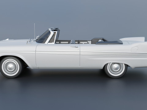 Plymouth Belvedere conversível 1958 Modelo de Impressão 3D
