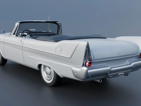 Plymouth Belvedere Convertible 1958 3D Print Model