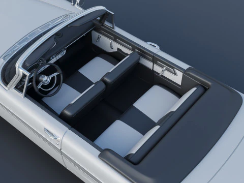 Plymouth Belvedere Convertible 1958 3D Print Model