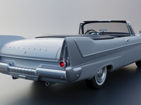 Plymouth Belvedere conversível 1958 Modelo de Impressão 3D