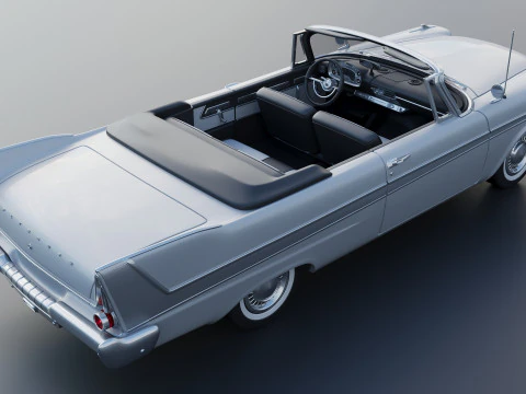 Plymouth Belvedere Convertible 1958 3D Print Model