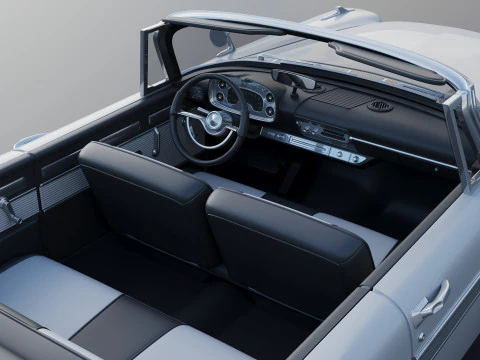 Plymouth Belvedere Convertible 1958 3D Print Model