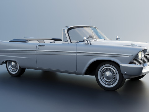 Plymouth Belvedere conversível 1958 Modelo de Impressão 3D