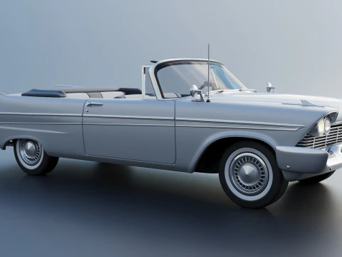 Plymouth Belvedere Convertible 1958 3D Print Model