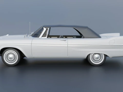 Plymouth Belvedere Convertible 1958 3D Print Model