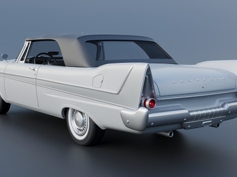 Plymouth Belvedere conversível 1958 Modelo de Impressão 3D