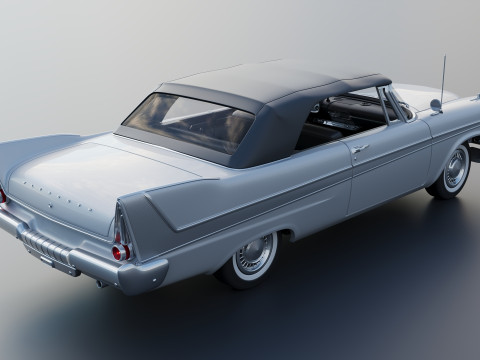 Plymouth Belvedere conversível 1958 Modelo de Impressão 3D