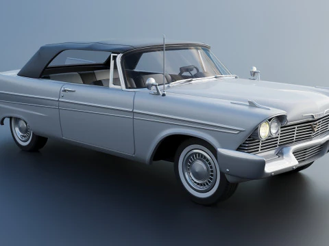 Plymouth Belvedere Convertible 1958 3D Print Model