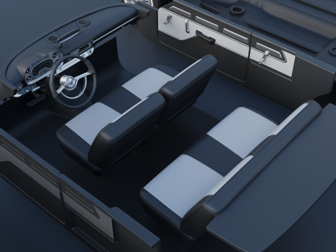 Plymouth Belvedere conversível 1958 Modelo de Impressão 3D