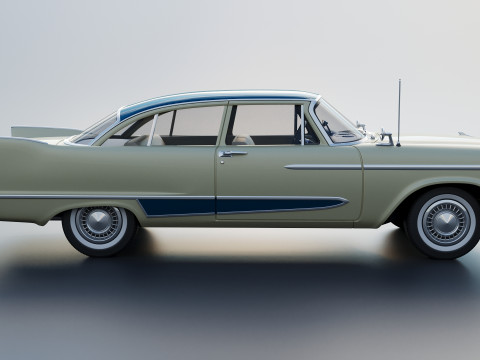 プリマス・プラザ 1958 3Dプリントモデル