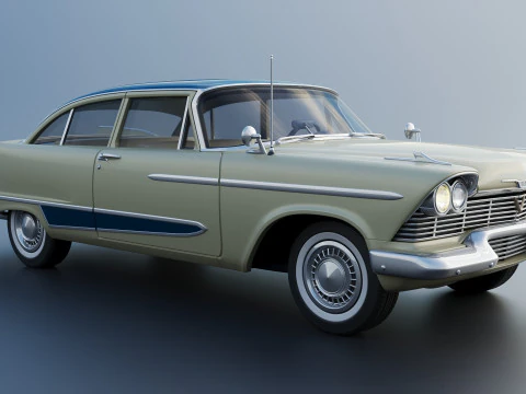 Plymouth Plaza 1958 3D Print Model
