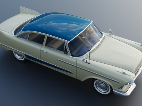 プリマス・プラザ 1958 3Dプリントモデル