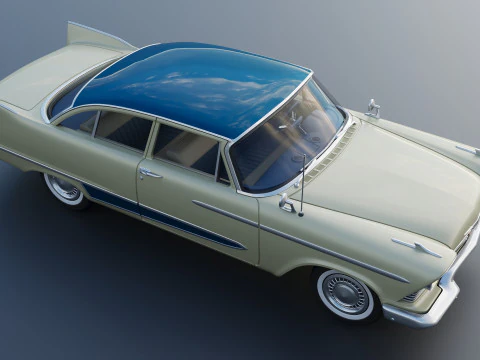 Plymouth Plaza 1958 3D Print Model