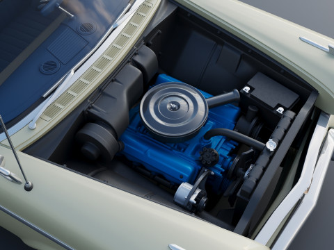 プリマス・プラザ 1958 3Dプリントモデル