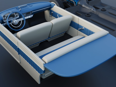 プリマス・プラザ 1958 3Dプリントモデル