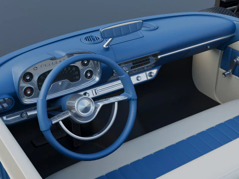 Plymouth Plaza 1958 3D Print Model