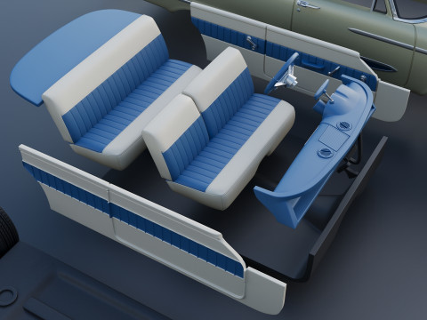 プリマス・プラザ 1958 3Dプリントモデル