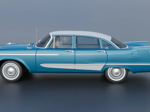 Plymouth Plaza 4 Door 1958 3D Print Model