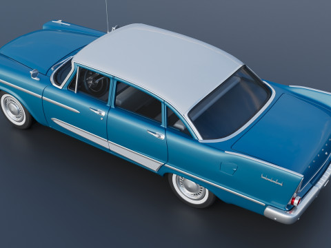 Plymouth Plaza 4 porte 1958 Modello di stampa 3D