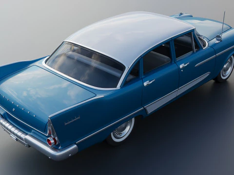 Plymouth Plaza 4 Door 1958 3D Print Model
