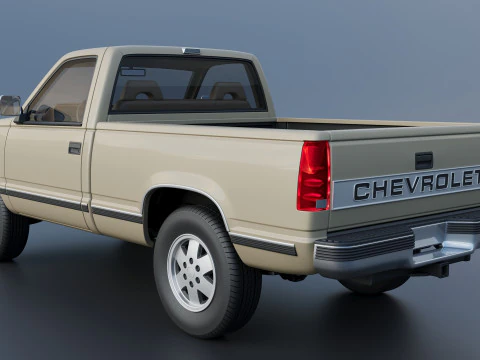 Chevrolet K-1500 1989 3D Print Model