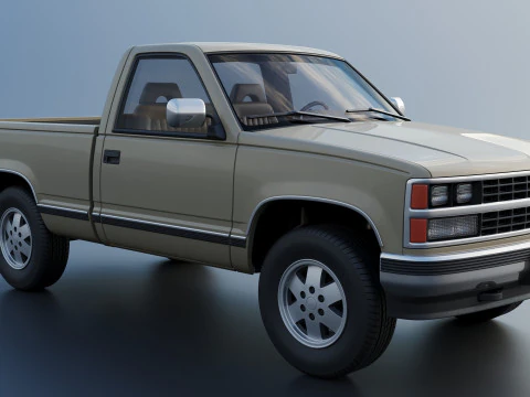 Chevrolet K-1500 1989 3D Print Model