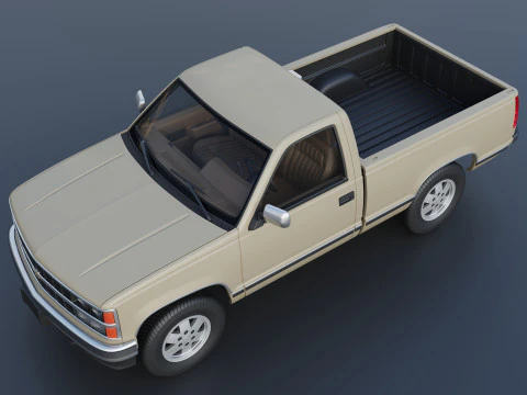 Chevrolet K-1500 1989 3D Print Model