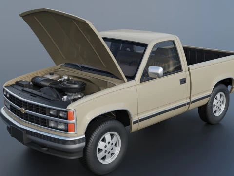 Chevrolet K-1500 1989 3D Print Model
