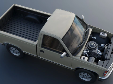 Chevrolet K-1500 1989 3D Print Model