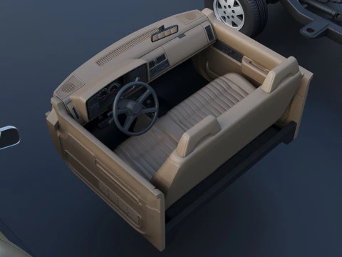 Chevrolet K-1500 1989 3D Print Model