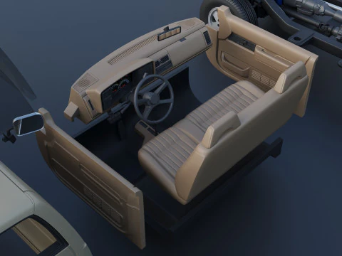 Chevrolet K-1500 1989 3D Print Model