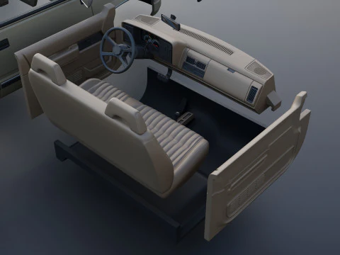 Chevrolet K-1500 1989 3D Print Model