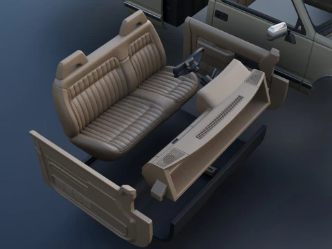 Chevrolet K-1500 1989 3D Print Model