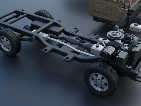 Chevrolet K-1500 1989 3D Print Model