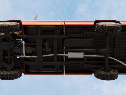 Chevrolet K-1500 Long Bed 1989 3D Print Model