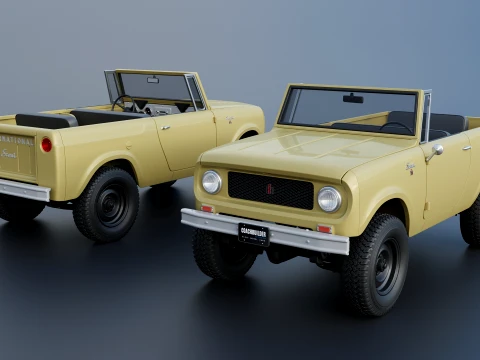 国際スカウト 1963 3Dプリントモデル