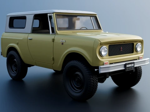 国際スカウト 1963 3Dプリントモデル