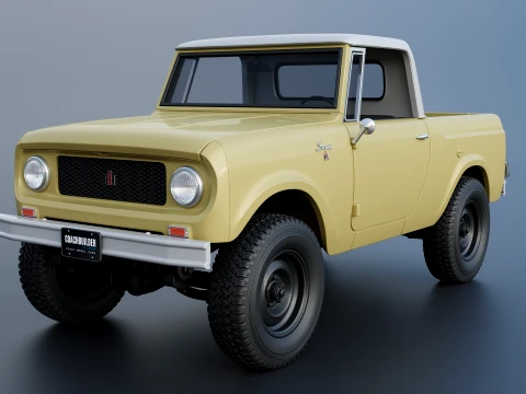 国際スカウト 1963 3Dプリントモデル
