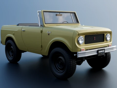 国際スカウト 1963 3Dプリントモデル