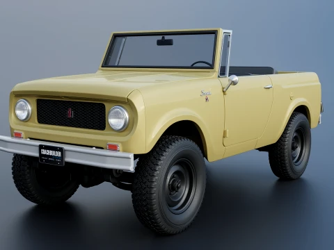 国際スカウト 1963 3Dプリントモデル
