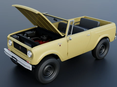 国際スカウト 1963 3Dプリントモデル